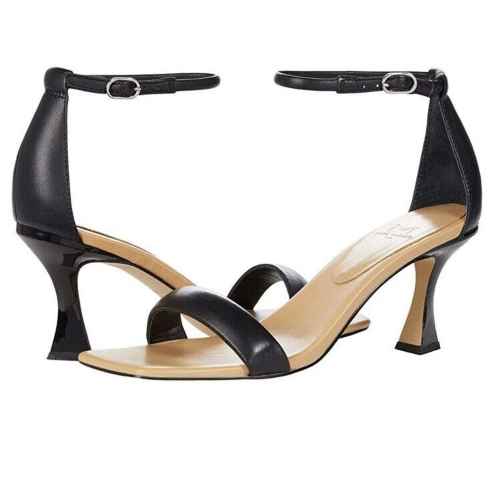 Marc Fisher Ltd Derine Black Ankle Strap Heels Women’s 8.5 - Picture 5 of 11